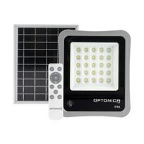 8W LED prožektorius su saulės baterija, pilkas, 6000K, su nuotolinio valdymo galimybe
