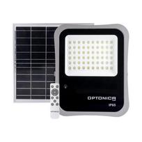 20W LED prožektorius su saulės baterija, pilkas, 6000K, su nuotolinio valdymo galimybe