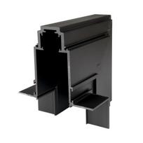 Magnetinės sistemos bėgelio kampinis sujungimas OPTONICA R35-A, juodas