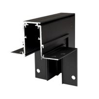 Magnetinės sistemos bėgelio kampinis sujungimas OPTONICA R20-A, juodas