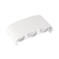 6W LED sieninis lauko šviestuvas, baltas, 3000K, IP65