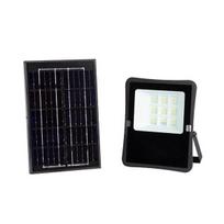 8W LED prožektorius su saulės baterija, juodas, 6000K