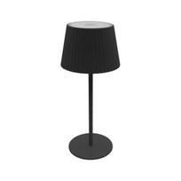 2,5W LED įkraunamas stalo šviestuvas, juodas, 2700-6000K, su saulės baterija, IP54, dimeriuojamas