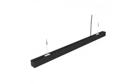 40W LED pakabinamas linijinis šviestuvas, juodas, 4000K