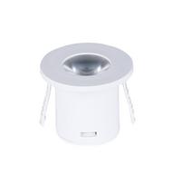 1W LED įmontuojamas spintelės šviestuvas, baltas, 3000K