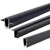 3 fazių paviršinis magnetinis bėgelis OPTONICA S15, juodas, 1m