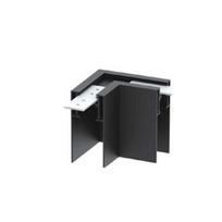 3 fazių magnetinio bėgelio OPTONICA R15 kampinis sujungimas, juodas