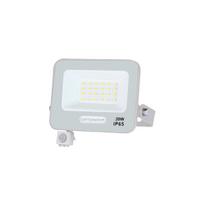 20W LED prožektorius su judesio davikliu, baltas, 4000K
