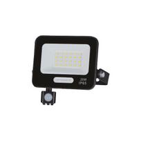 20W LED prožektorius su judesio davikliu, juodas, 6000K