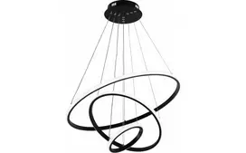 78W LED pakabinamas šviestuvas, 60cm, juodas, 3000K-6000K, dimeriuojamas