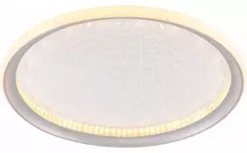 42W LED paviršinis šviestuvas, sidabro sp., 3000K-6000K, dimeriuojamas