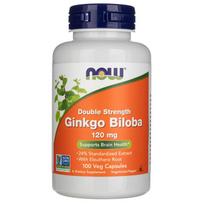 Now Foods Dvigubo stiprumo ginkmedis 120 mg - 100 kapsulių