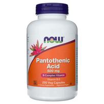 Now Foods pantoteno rūgštis 500 mg - 250 kapsulių