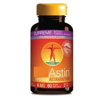 Nutrex Astin Supreme astaksantinas 6 mg - 60 kapsulių