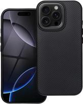OEM dėklas, skirtas iPhone 15, Carbon Elite Mag Cover, suderinamas su MagSafe juodas