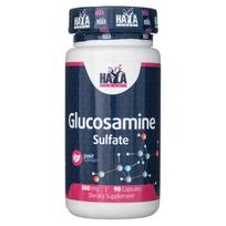 Haya Labs gliukozamino sulfatas 500 mg - 90 kapsulių