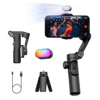Aochuan „Smart XE Kit“ išmaniojo telefono 3 ašių rankinis gimbalo stabilizatorius, skirtas „iPhone“ ir „Android“ išmaniųjų telefonų stabilizatoriams juoda