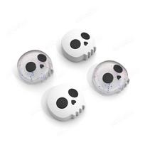 Skull Thumb Grip dangteliai, skirti „Steam Deck“ žaidimų konsolei silikoninė nykščio svirties vairasvirtės dangtelis žaidimų priedai, skirti PS5 Xbox valdikliui