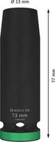 Šešiabriaunė rakt.galvutė PRO Imp,1/2",13mm,giliai 2608003047 | 6949509246844