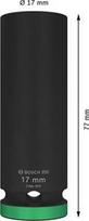 Šešiabriaunė rakt.galvutė PRO Imp,1/2",17mm,giliai 2608003049 | 6949509246868