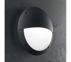 Ideal Lux - Lauko sieninis šviestuvas LUCIA 1xE27/23W/230V IP66 juoda