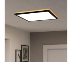 Eglo 901444- LED lubinis vonios šviestuvas ROVITO 17W/230V 50x50 cm IP44 juoda