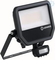 LED floodlight, FL 50 41W 3000K 5500lm 830 PS SY100, black, with a sensor 4099854306860 | 4099854306860