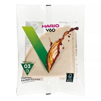 Hario Misarashi Brown Paper Filters - V60-03 - 100 vnt.