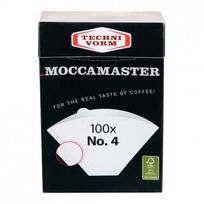 Moccamaster popieriniai filtrai kavavirei no4 (100vnt.)