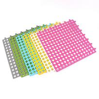 Neslystantis grindų kilimėlis viešbučiui, tualetui, baseinui ir vonios kambariui - TPE plastikas, pjaunamas, apsaugantis nuo kritimo. 30*30 (100 type) dangaus mėlyna spalva