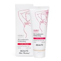 BEAUTE 3D Pažastų balinimo kremas 100ml, Šviesinantis, Anti-senėjimo, Drėkinantis, Korėjos kosmetika, Kbeauty, mėginys