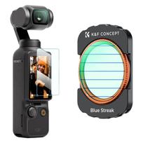 K&F Concept K&F DJI Osmo Pocket 3 Magnetic Blue Streak Filter