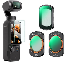 K&F Concept K&F 3pcs Filter Kit(CPL+Black mist 1/4+ND2-32) high-definition lens, anti-reflective green coating o