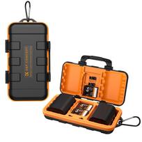 K&F Concept K&F Battery SD Card Holder for 4 SD Cards, 2 Camera Batteries, 6 TF Cards, 2 CF Cards or 2 XQDs