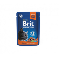 Brit Premium konservai katėms Salmon for Sterilised 100g x 24