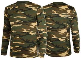 Marškinėliai ilgomis rankovėmis Mil- Tec Longsleeve, Woodland