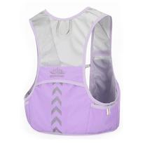 Running Hydration Vest Pack Outdoor Portable Hydration Backpack Splash-Proof Cycling Bag with 2L no Water Bladder violetinė