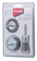 Vielinių šepečių komplektas Makita D-66070, (3vnt.)