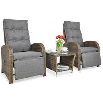 Pinti lauko baldai ALIKANTE DUO BROWN