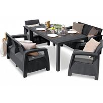 Lauko baldai CORFU FESTA DINING II GRAPHITE
