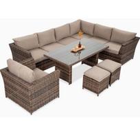 Pinti lauko baldai AURĖJA DINING PLUS BROWN 2
