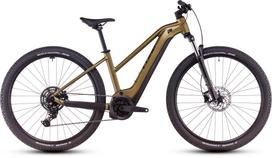 Elektrinis dviratis Cube Reaction Hybrid Performance 625 Trapeze 29 goldenlime'n'black 2025