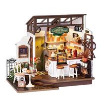 Medinė surenkama miniatiūra Robotime 3D No.17 Cafe