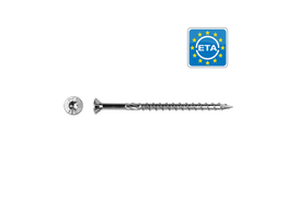 Konstrukcinis sraigtas medžio sriegiu, įleidžiamas, Ø6mm, 70-160mm, Torx T30,