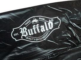 Pulo stalo uždangalas Buffalo, juodas, 230 x 130 x 15 cm