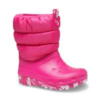 CROCS žieminiai Classic Neo Puff  auliniai batai (Rožiniai) - 26