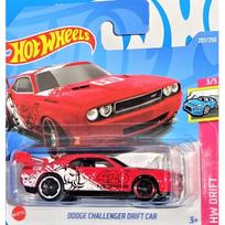 Hot Wheels Mainline Modeliukas Dodge Challenger Drift Car red