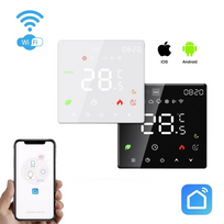 Išmanusis programuojamas termostatas vandens šildymo sistemai su Wi-Fi Smart Home