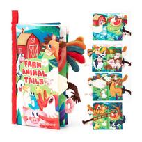 HAHALAND minkšta kygelė kūdikiui Farm Animal Tails