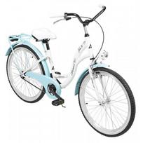 Dviratis AZIMUT Julie 24" 2023 white-turquoise